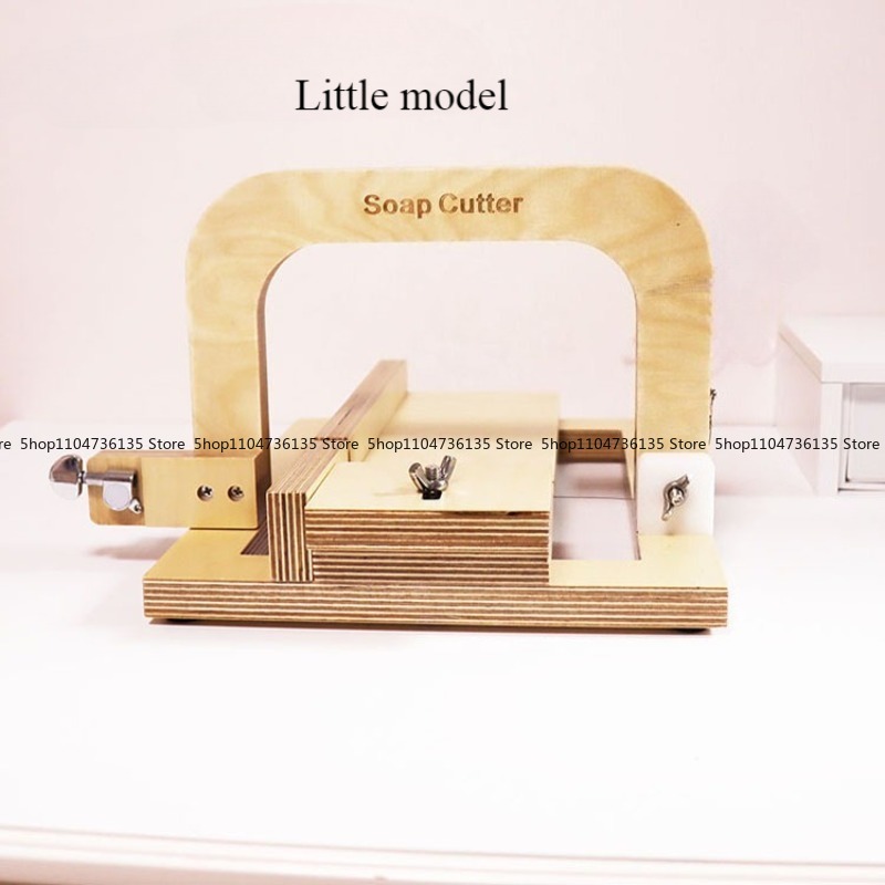 Soap Cutter Wire - Handgefertigter Seifenschneider aus Vollholz für Kaltseife,