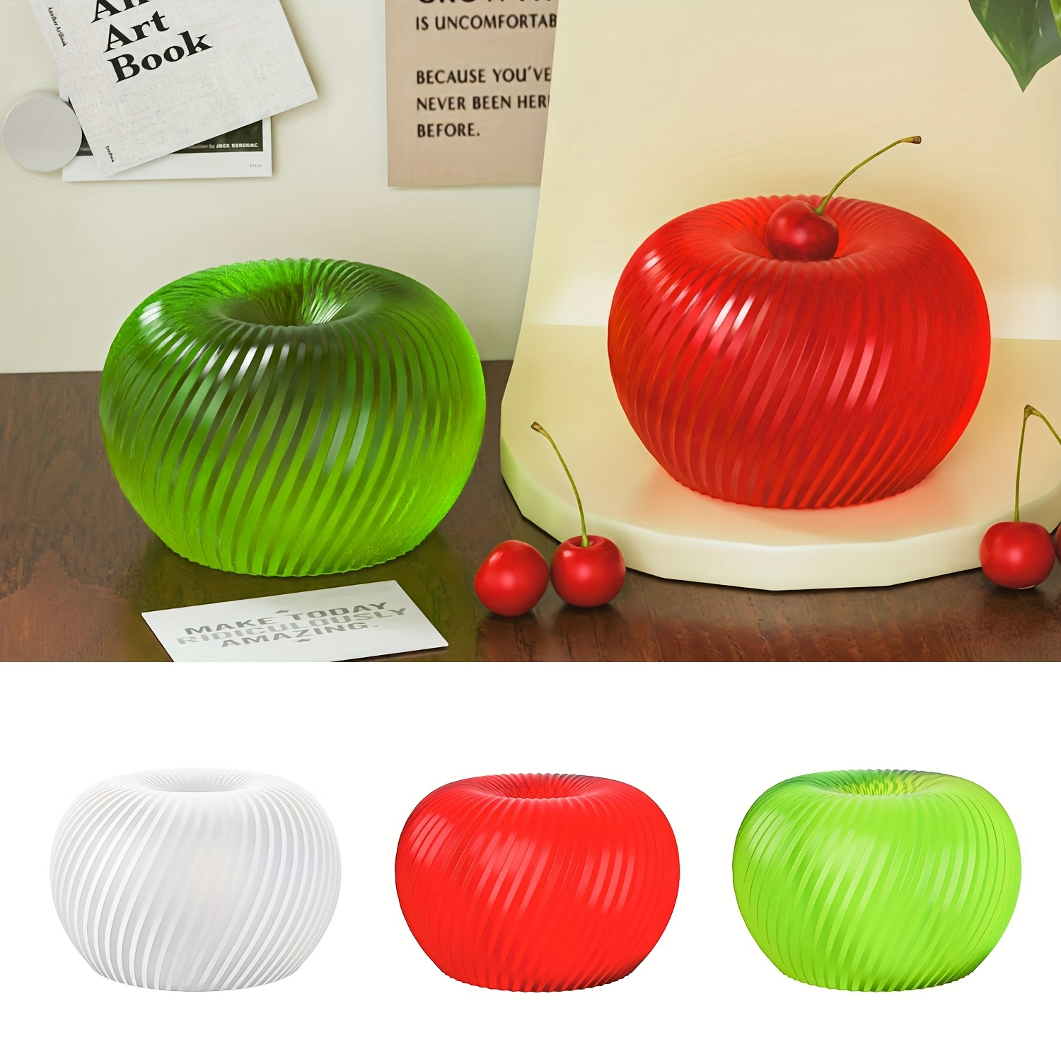 Soap Making Store - Eine trendige rote Apfel-Silikonform, geeignet für