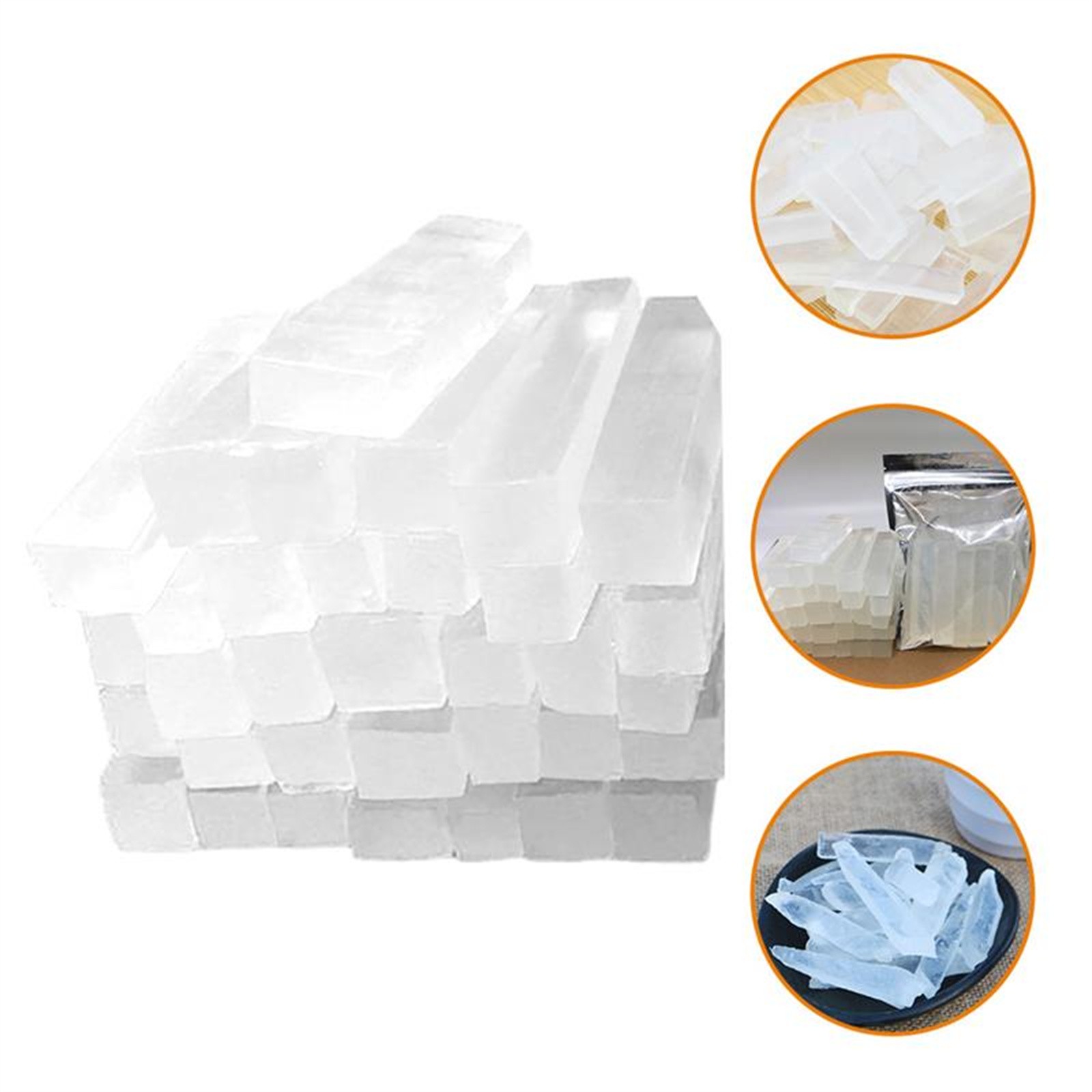 Soap Making Store - 250g Beutel Klares Glycerin-Seifenbasis für Bio-Handseifenherstellung,