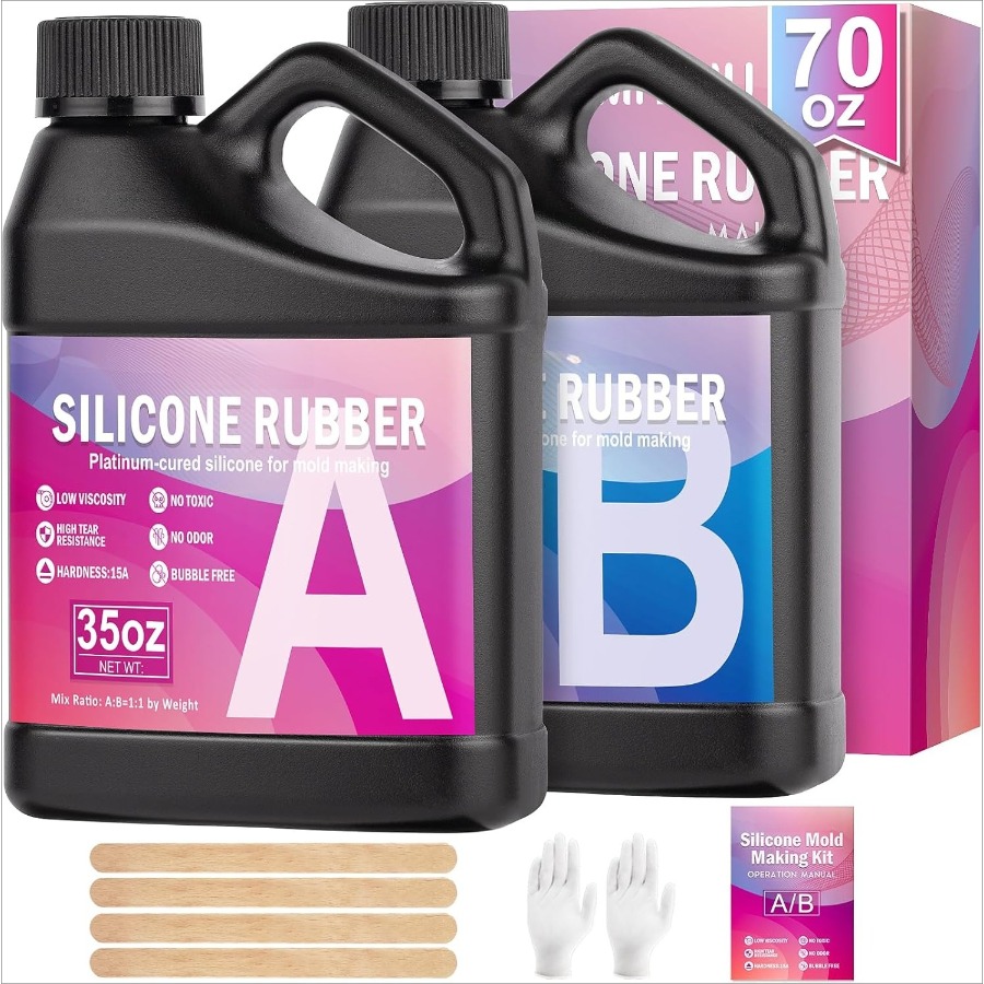 Soap Making Store - Silikonformen-Set, 38,8 oz 15A elastisches flüssiges