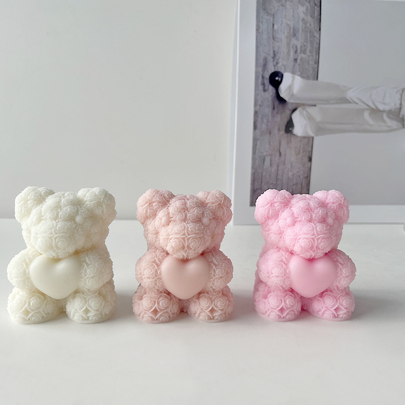 Valentinstag Liebe Rose Bär 3D – Soap Making Scents Bewertung und Preis