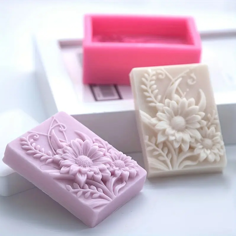 3D Blume Quadrat Seife Silikon – Soap Making Scents Bewertung und Preis