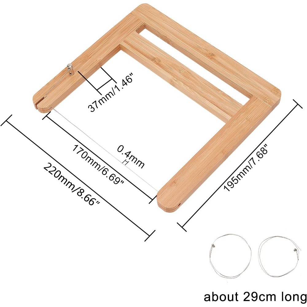 Draht-Bambus-Seifenschneider,  – Soap Cutter Wire Bewertung und Preis