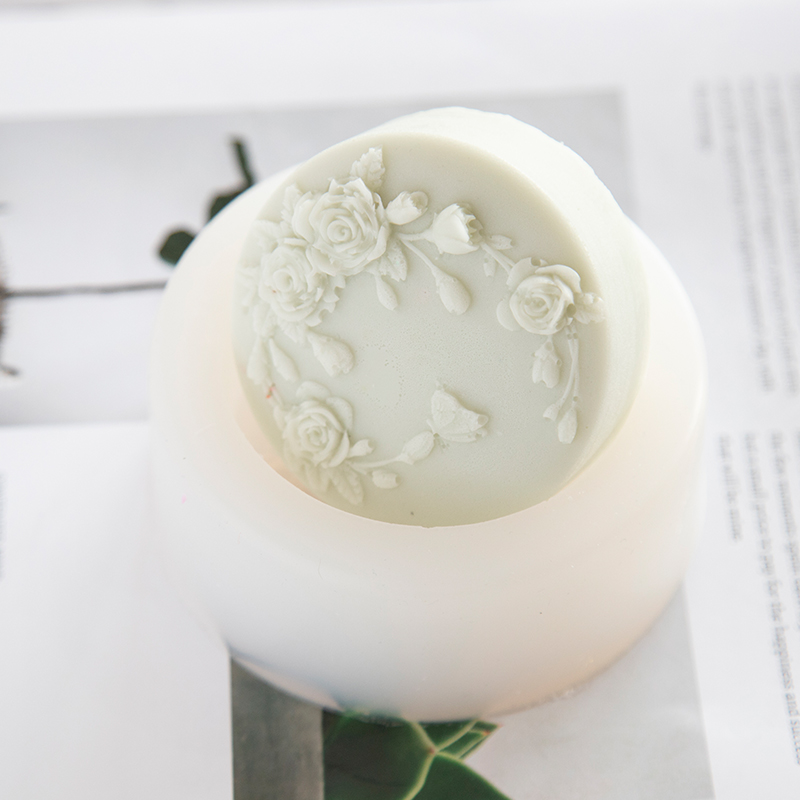 Runde Form Rose Blume handgema – Soap Making Scents Bewertung und Preis