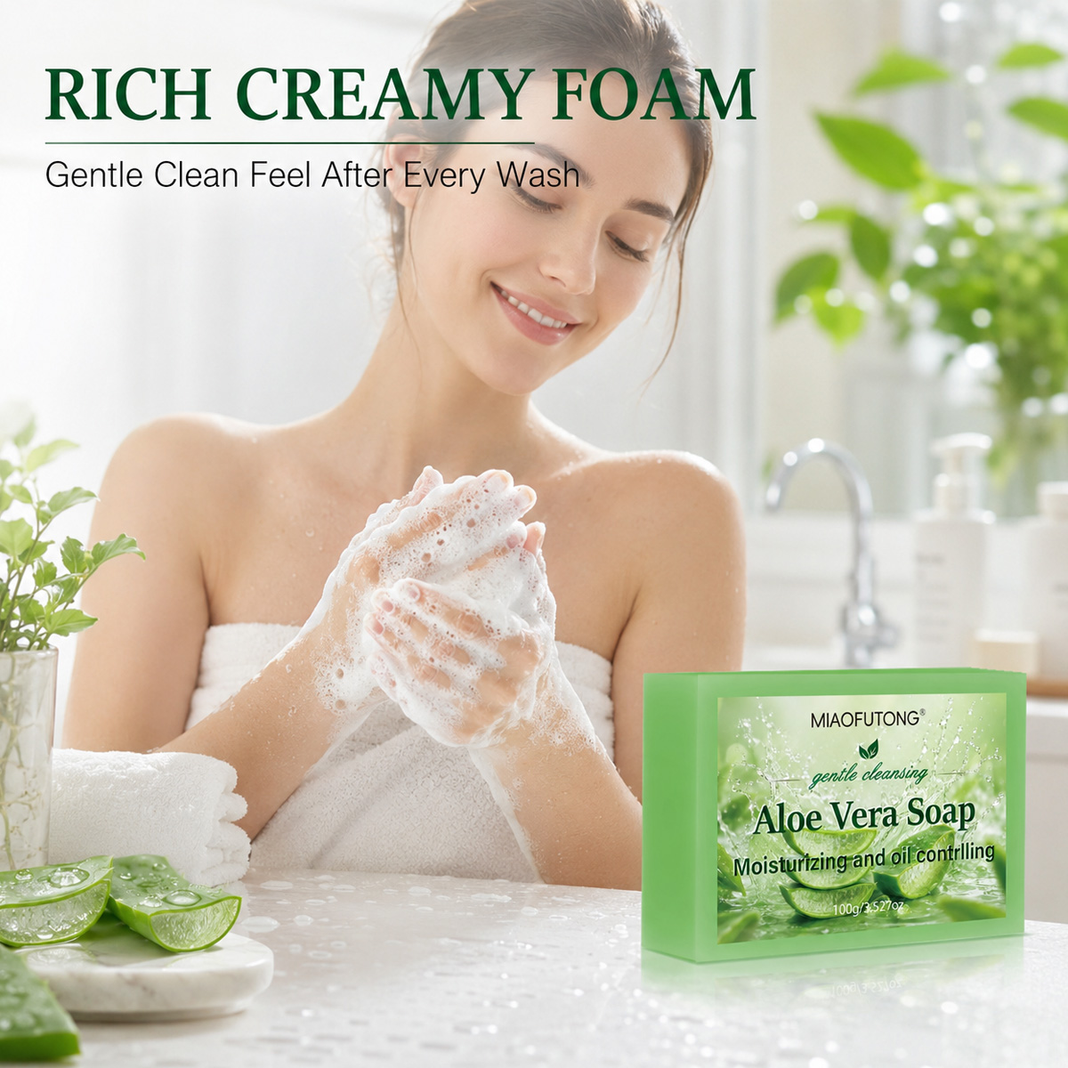 4-in-1 Aloe Vera Handgemachte  – Essential Oil Soap Bewertung und Preis