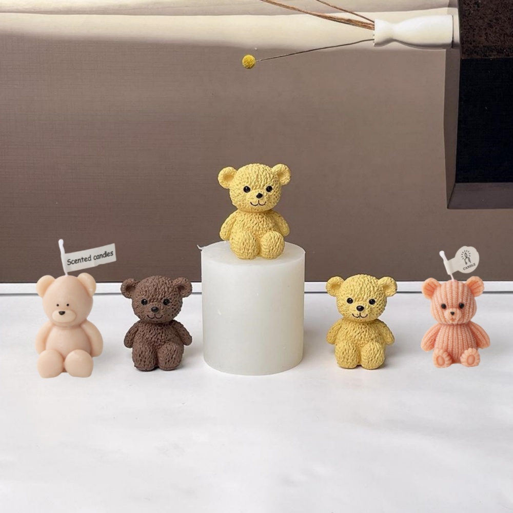 3D süße Bär Kerze machen Form  – Soap Making Scents Bewertung und Preis