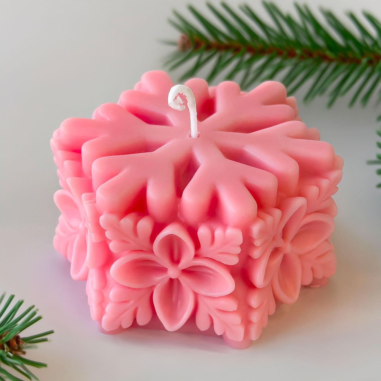 Weihnachten Schneeflocke Säule – Soap Making Scents Bewertung und Preis