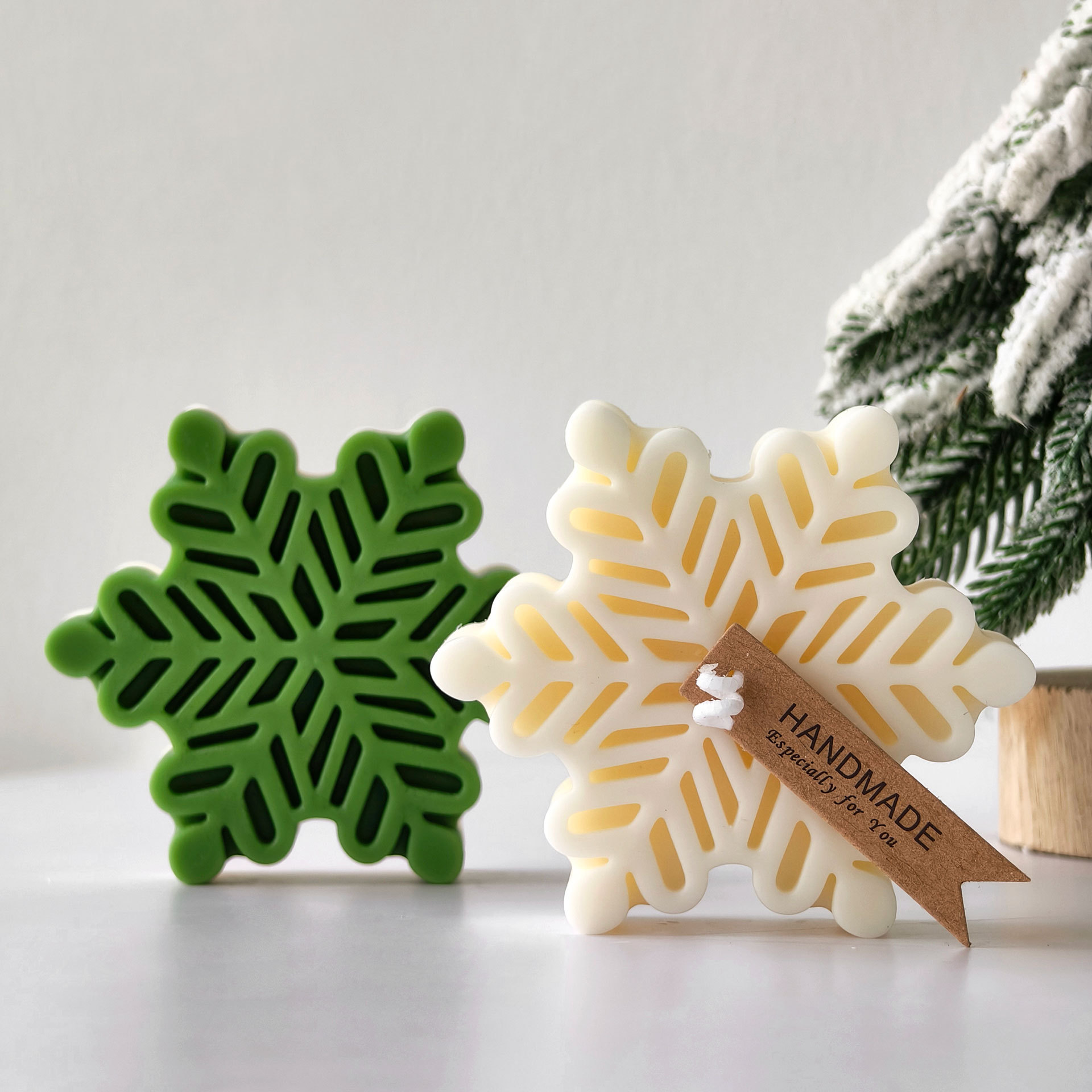 Weihnachten Schneeflocke Säule – Soap Making Scents Bewertung und Preis