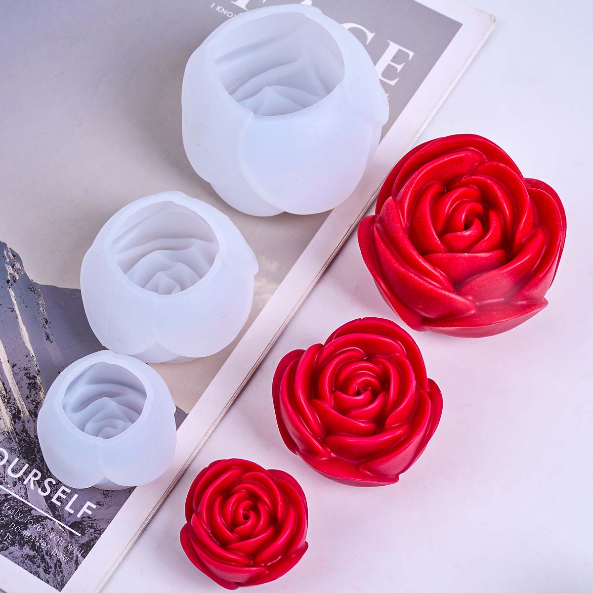 3D Blumenform Silikon Kerzenfo – Soap Making Scents Bewertung und Preis