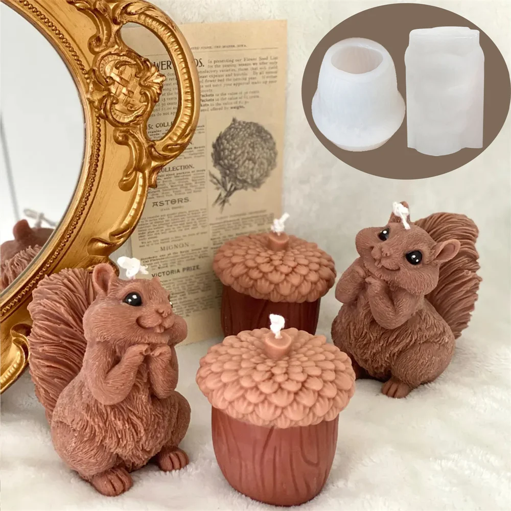 Niedliche Eichhörnchen-Kerzenf – Soap Making Scents Bewertung und Preis