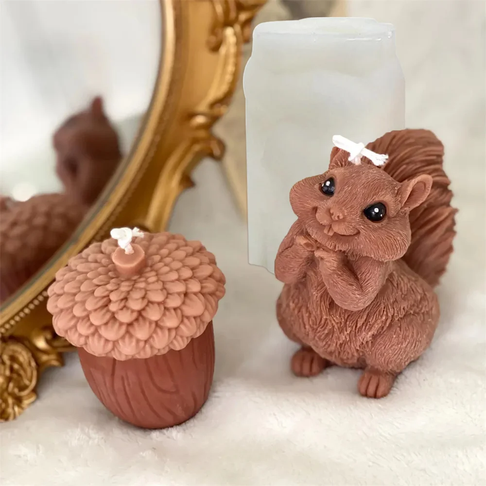 Niedliche Eichhörnchen-Kerzenf – Soap Making Scents Bewertung und Preis